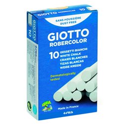 CAJA 10 TIZAS BLANCAS GIOTTO F538700