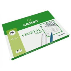 PAQUETE 250 HOJAS PAPEL VEGETAL A4 90G GUARRO CANSON C200406219