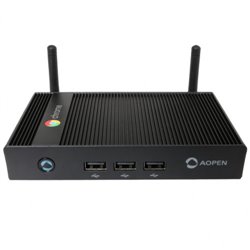 Aopen Chromebox mini reproductor multimedia y grabador de sonido 16 GB Wifi Negro