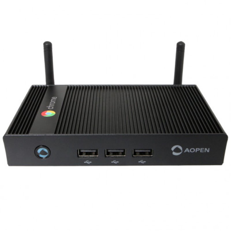 Aopen Chromebox mini reproductor multimedia y grabador de sonido 16 GB Wifi Negro