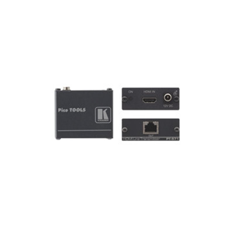 Kramer Electronics HDMI over Twisted Pair Transmitter Transmisor de señales AV Negro