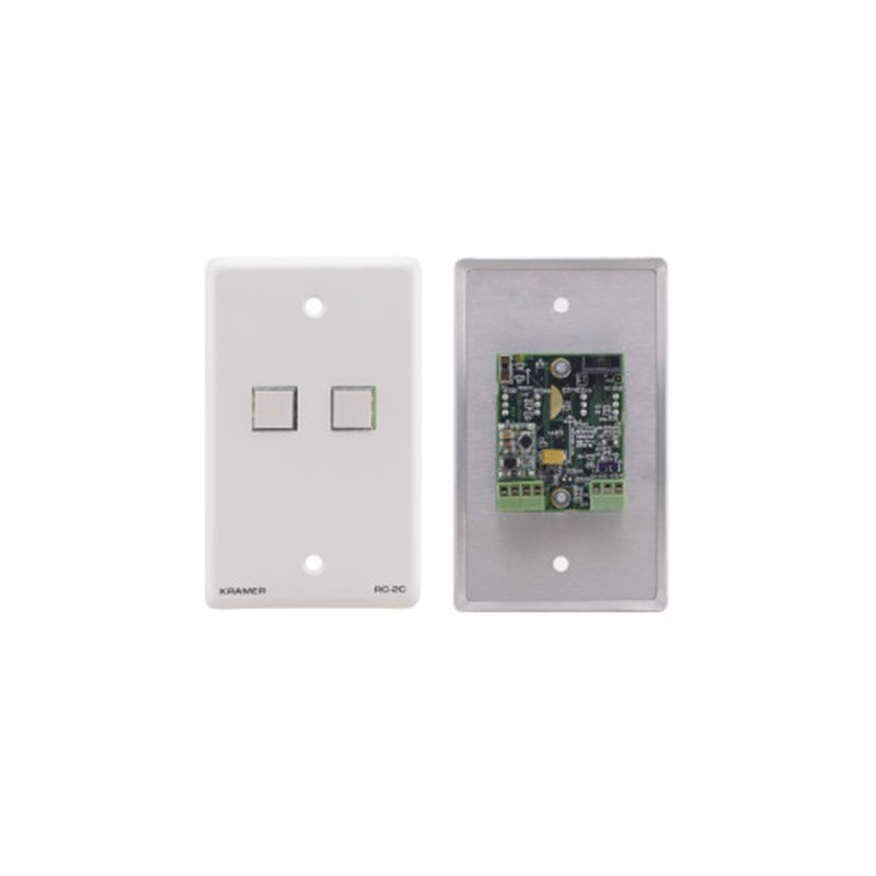 Kramer Electronics RC-2C/EU(W)-80 placa de pared y cubierta de interruptor Blanco