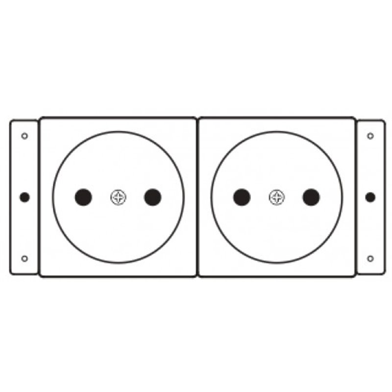 Kramer Electronics TS-2DE toma de corriente