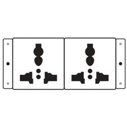 Kramer Electronics TS-2U toma de corriente