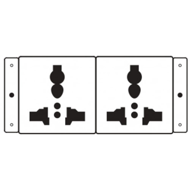 Kramer Electronics TS-2U toma de corriente