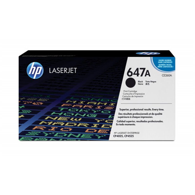 HP 647A TONER HP647A NEGRO (CE260A)