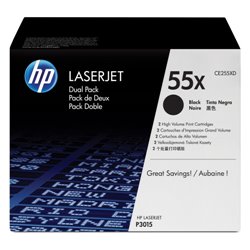 HP 55X TONER HP55X NEGRO (CE255XD)