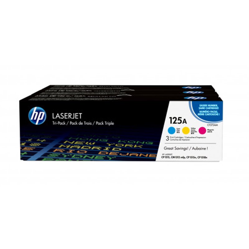 HP 125A TONER HP125A TRICOLOR (CF373AM)