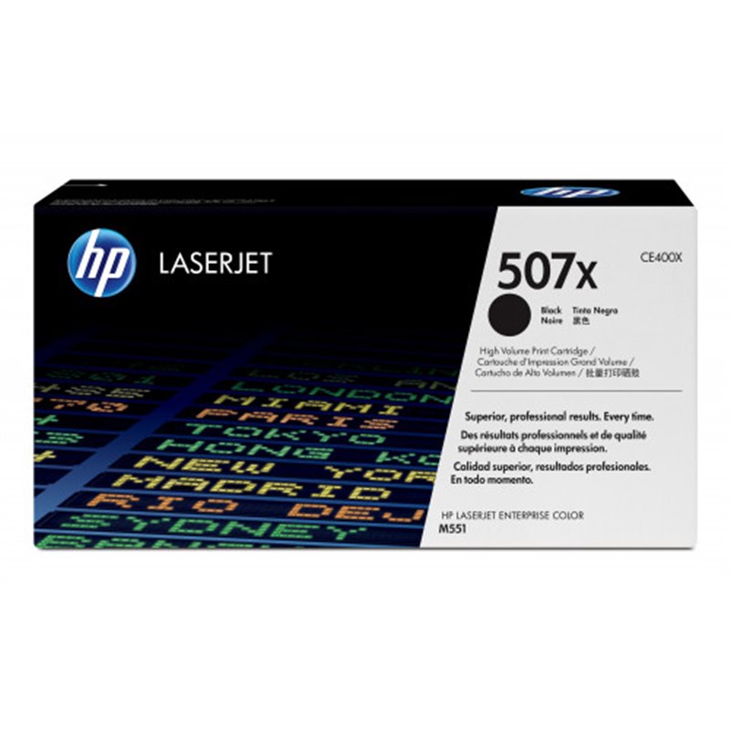 HP 507X TONER HP507X NEGRO (CE400X)