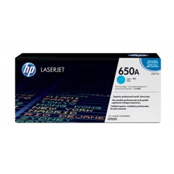 HP 650A TONER HP650A CIAN (CE271A)