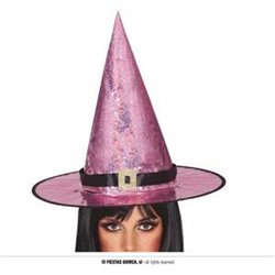 GORRO BRUJA IRIS ROSA