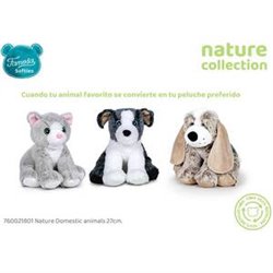 PELUCHE NATURE ANIMALES DOMESTICOS