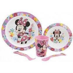 SET DE VAJILLA 3 PZAS. MINNIE MOUSE