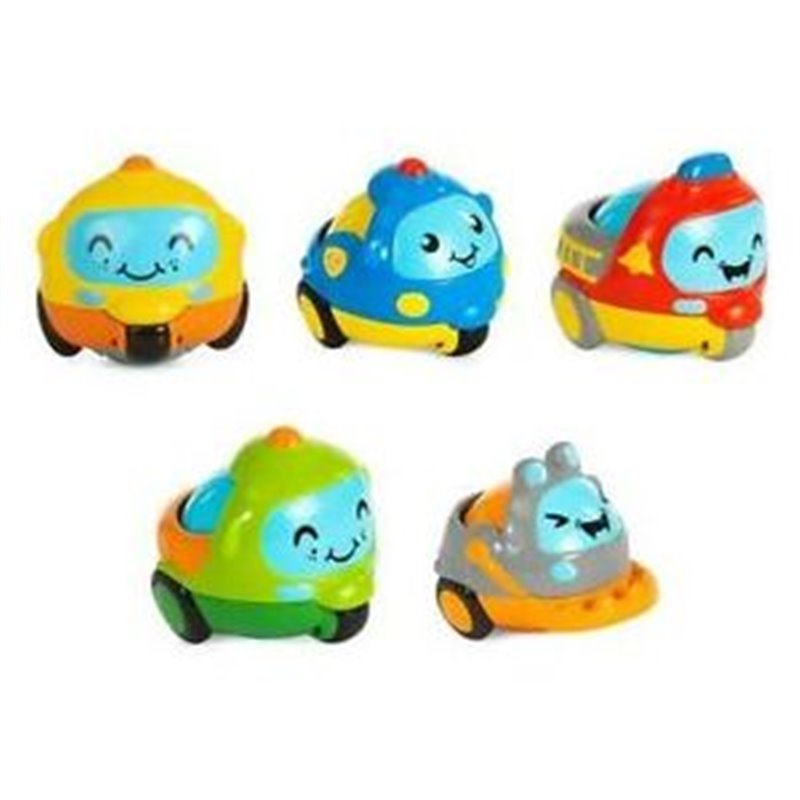 SET 3 COCHES CITY PATROL TURBO BALL