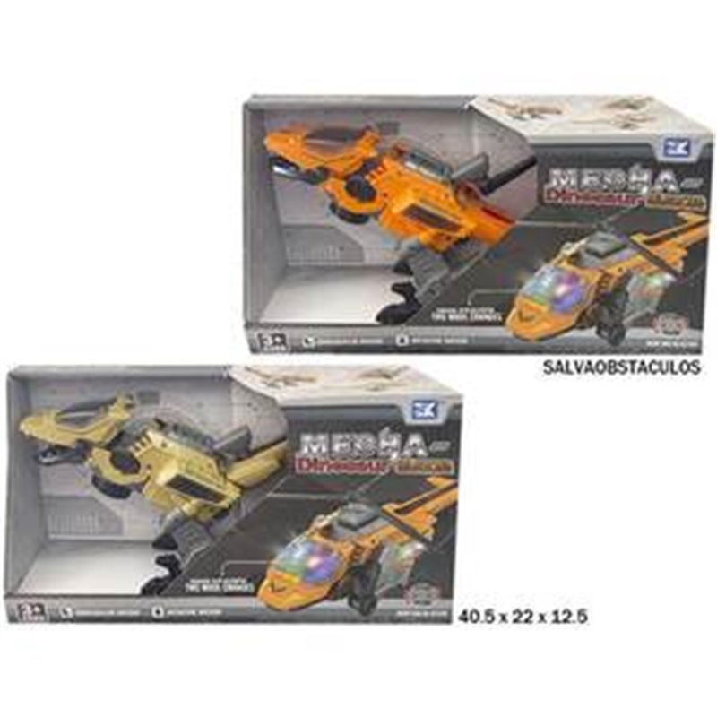 DINO TRANSFORMABLE 2-COLORES