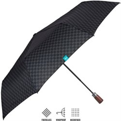 PARAGUAS PLEGABLE AUTOMÁTICOESTAMPADO ANTIVIENTO 96 CM 2 COLORES