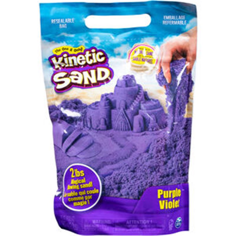 BOLSA ARENA KINETIC SAND MORADA