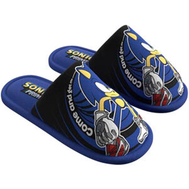 PANTUFLAS SONIC THE HEDGEHOG ADULTO 44/45