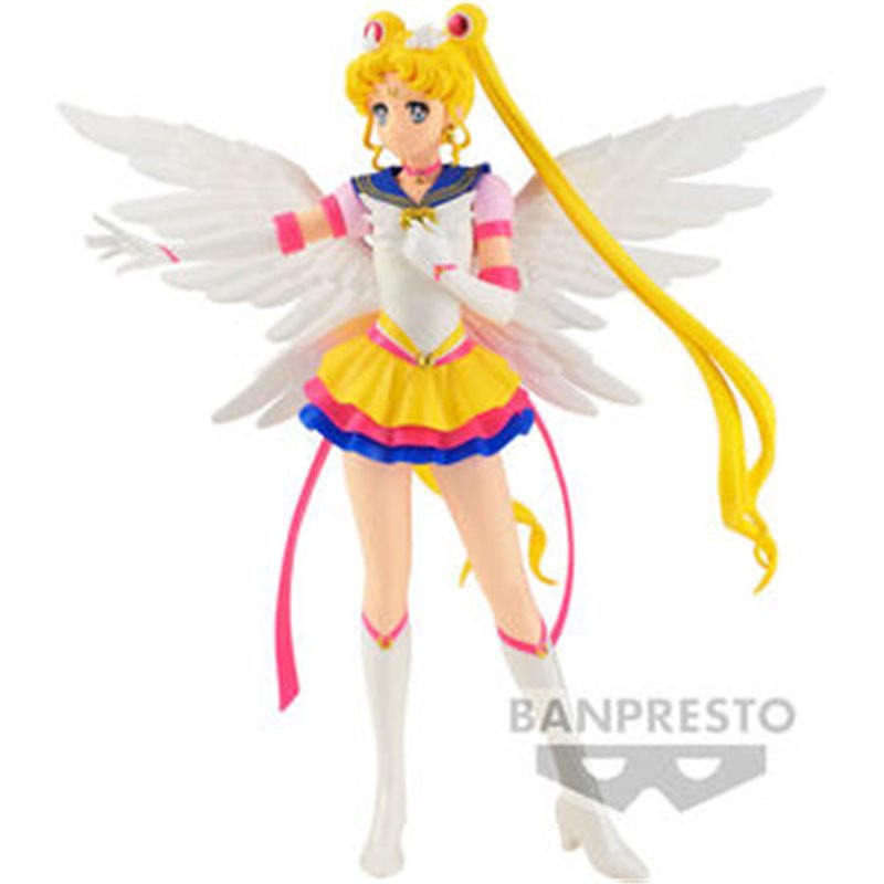 FIGURA ETERNAL SAILOR MOON GLITTER & GLAMOURS PRETTY GUARDIAN SAILOR MOON COSMOS THE MOVIE 23CM