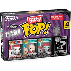 BLISTER 4 FIGURAS BITTY POP DISNEY PESADILLA ANTES DE NAVIDAD SANTA JACK