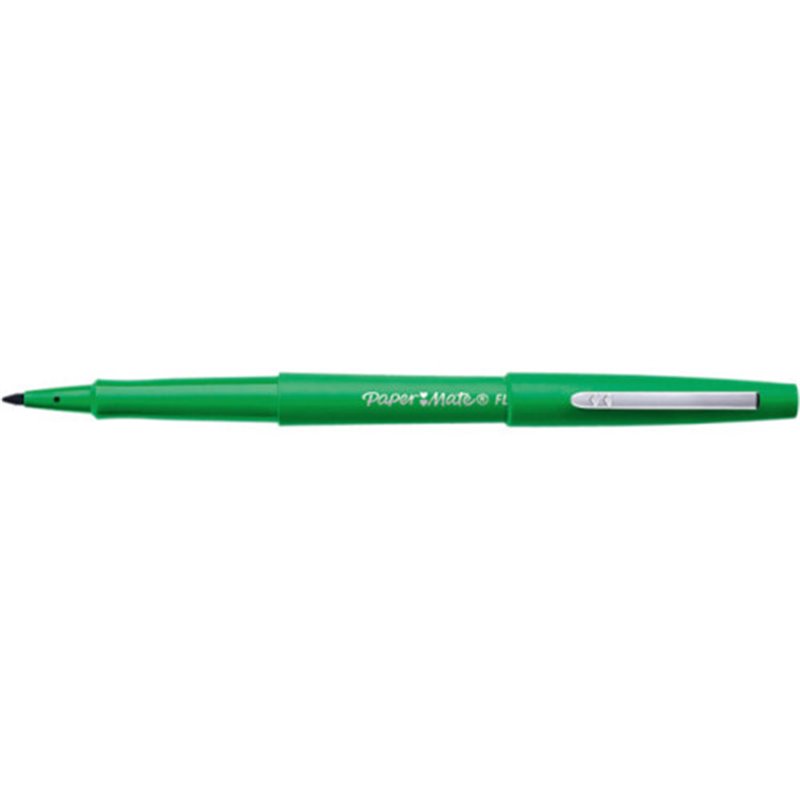 ROTULADOR FLAIR PUNTA FIBRA NYLON VERDE PAPERMATE S0191033