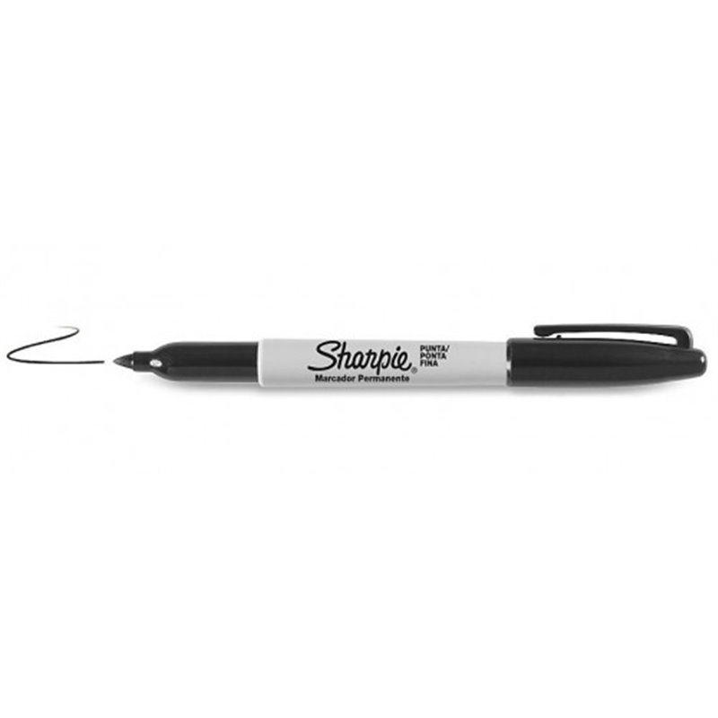 MARCADOR PERMANENTE SHARPIE NEGRO PAPERMATE S0810930