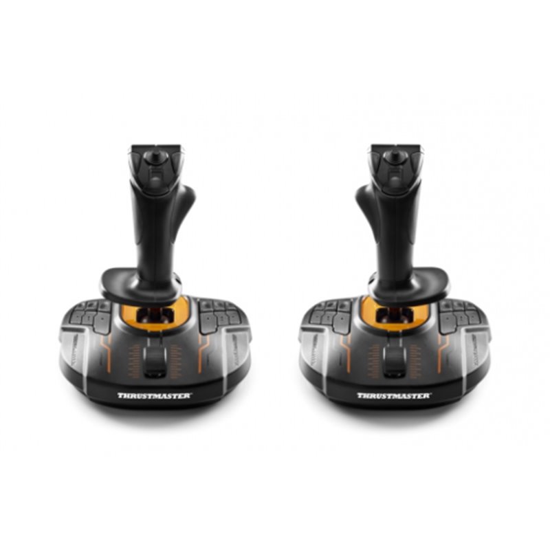 Thrustmaster T.16000M FCS SPACE SIM DUO Negro, Naranja USB Palanca de mando Analógico/Digital PC