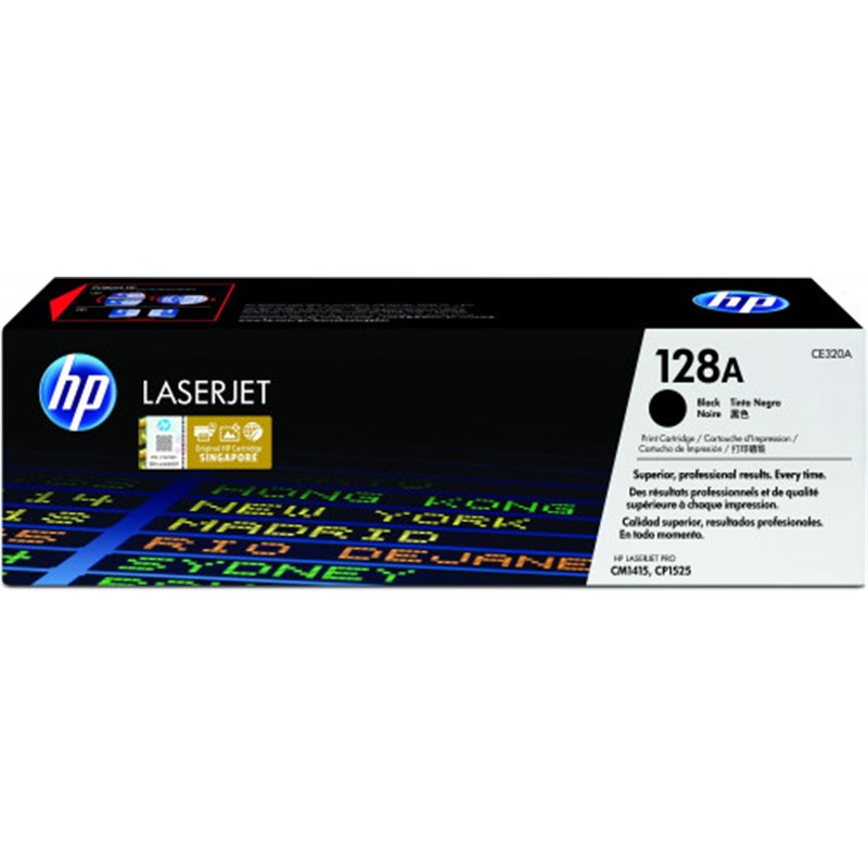 HP 128A TONER HP128A NEGRO (CE320A)