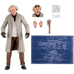 FIGURA ULTIMATE DOC BROWN REGRESO AL FUTURO 18CM