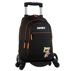 Mochila Durr Fortnite + Carro Toybags 44cm