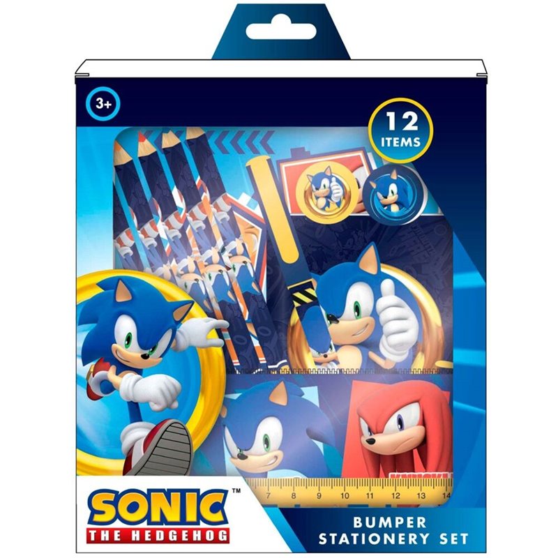 Blister papeleria Sonic The Hedgehog