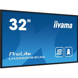 iiyama PROLITE Pizarra de caballete digital 80 cm (31.5") LED Wifi 500 cd / m² Full HD Negro Procesador incorporado Android 11 2