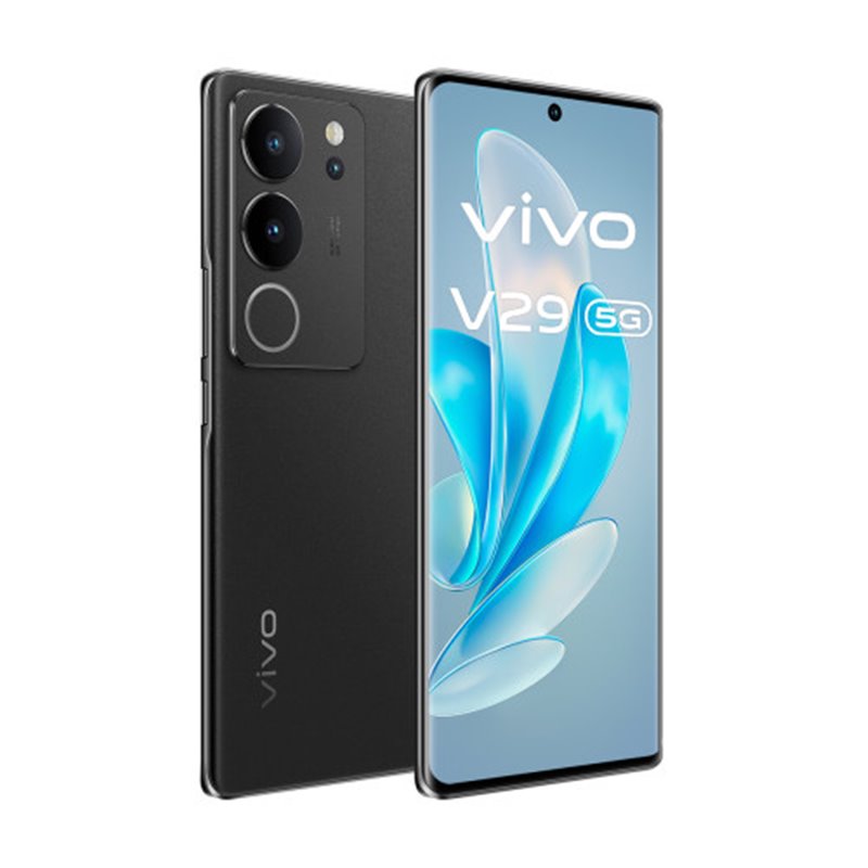 VIVO V29 8+256GB BLACK 17,2 cm (6.78") SIM doble Android 13 5G USB Tipo C 8 GB 4600 mAh Negro