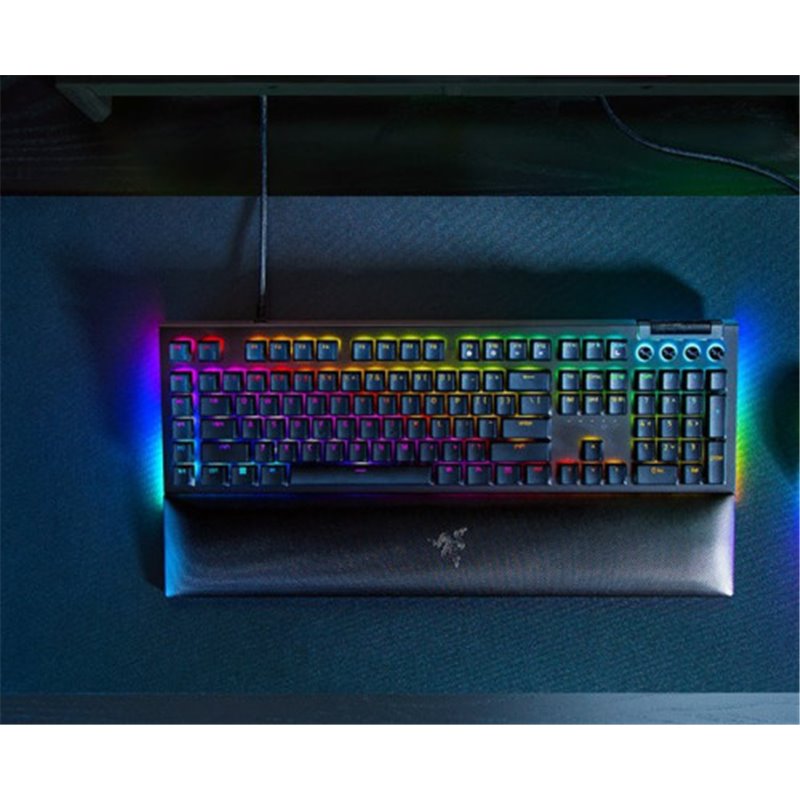 TECLADO RAZER BLACKWIDOW V4 GREEN SWITCH (USA) (RZ03-04690100-R3M1)