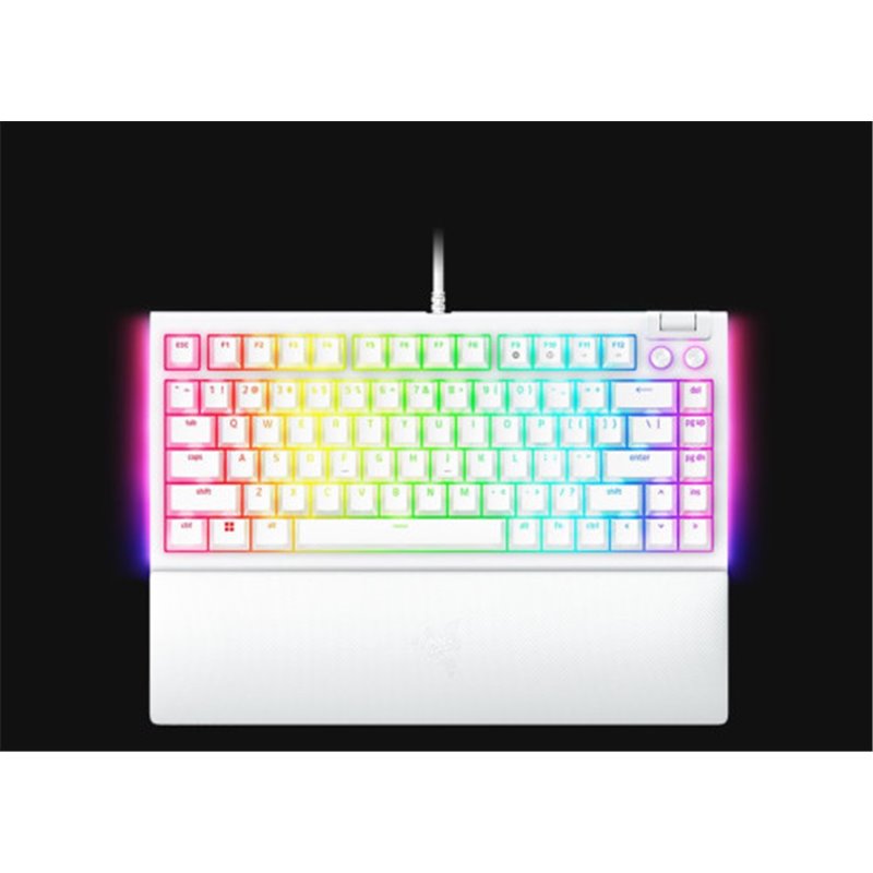 TECLADO RAZER BLACKWIDOW V4 75% BLANCO (USA) (RZ03-05001700-R3M1)