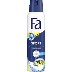 DESODORANTE SPRAY SPORT FA 150 ML.