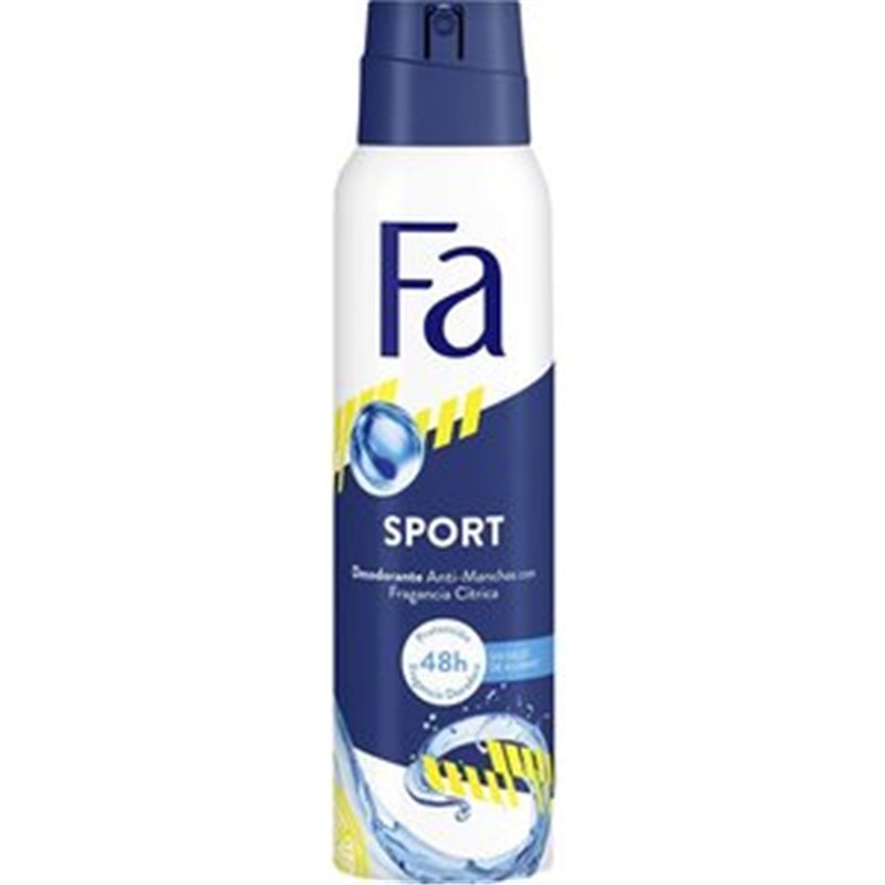 DESODORANTE SPRAY SPORT FA 150 ML.