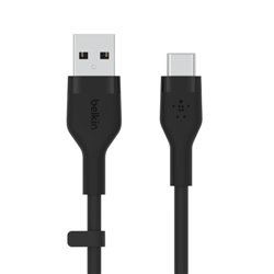 Belkin BOOST↑CHARGE Flex cable USB 3 m USB 2.0 USB A USB C Negro