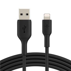 Belkin CAA001BT2MBK cable de conector Lightning 2 m Negro