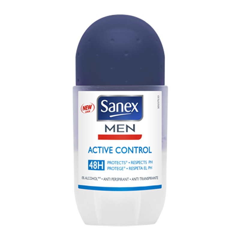 Desodorante Roll On Active Control Sanex Men 50ml