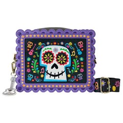 Bolso Miguel Calavera Floral Skull Coco Disney Loungefly