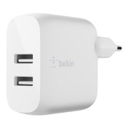 Belkin WCB002VFWH cargador de dispositivo móvil Smartphone, Tableta Blanco Corriente alterna Interior