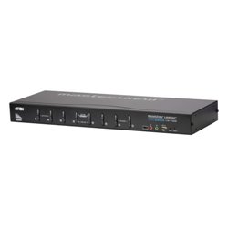 ATEN SWITCH 8-PORT USB DVI KVM WITH USB PERIPHERAL SUPPORT, AUDIO AND BROADCAST MODE (CS1768-ATA-G)