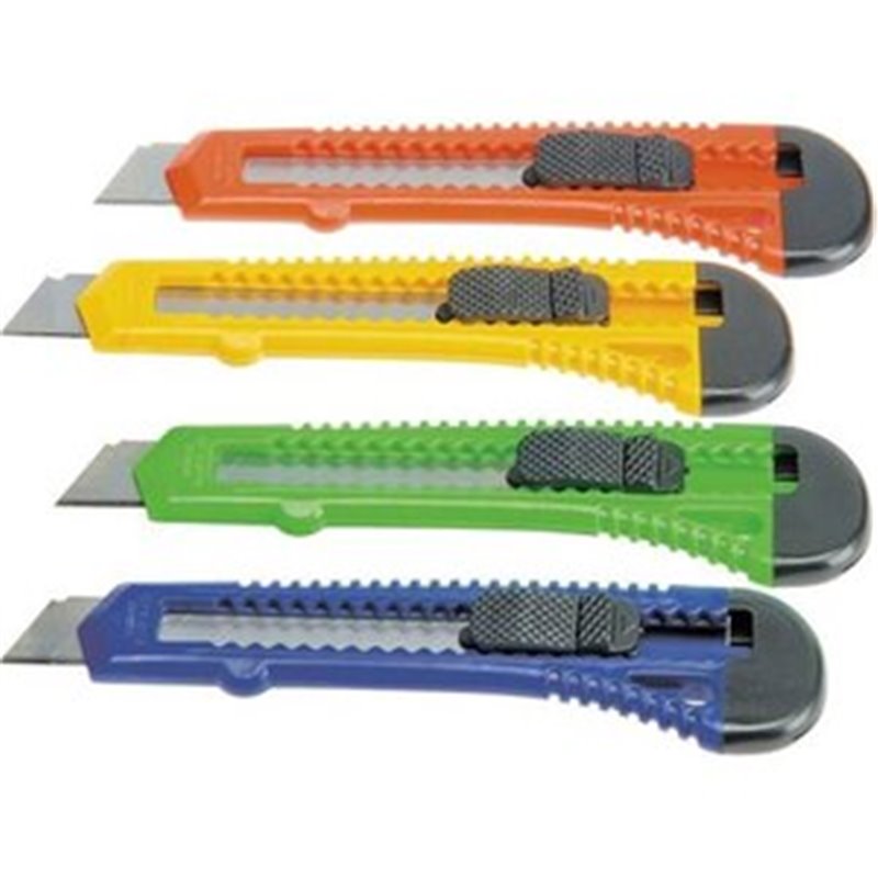 CUTTER ANCHO 18MM. - COLORES SURTIDOS