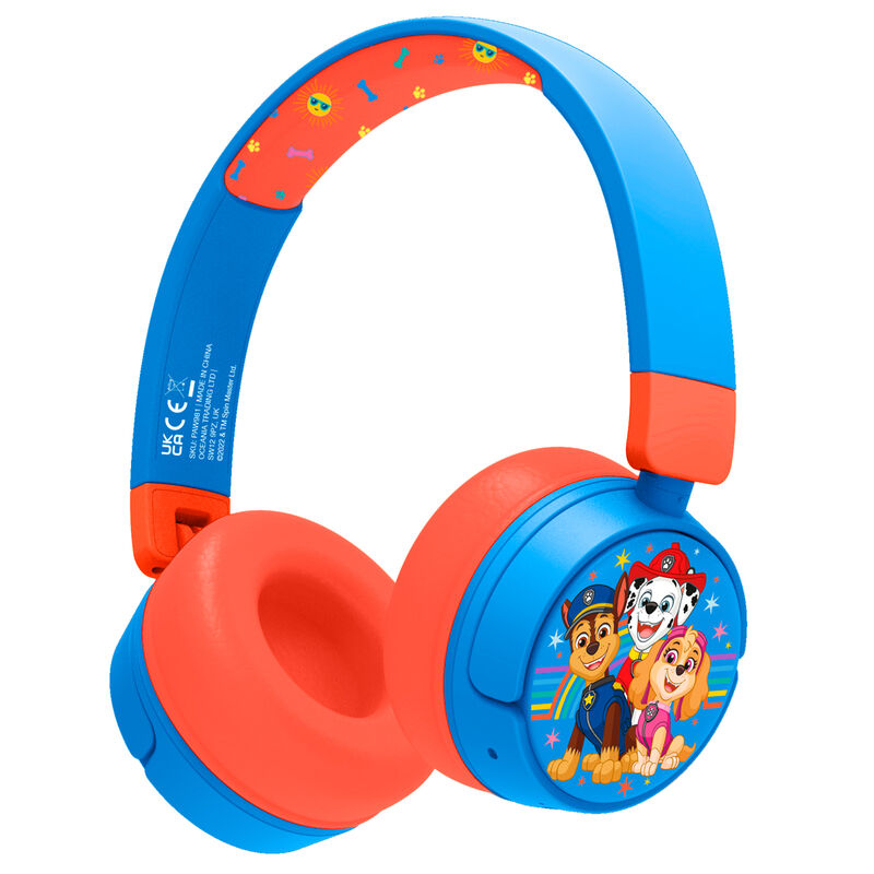 Auriculares inalambricos infantiles Patrulla Canina Paw Patrol