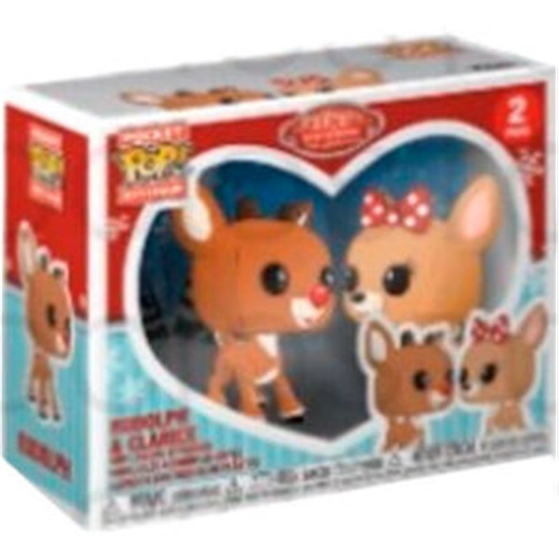 BLISTER LLAVEROS POCKET POP DISNEY RUDOLPH - RUDOLPH & CLARICE