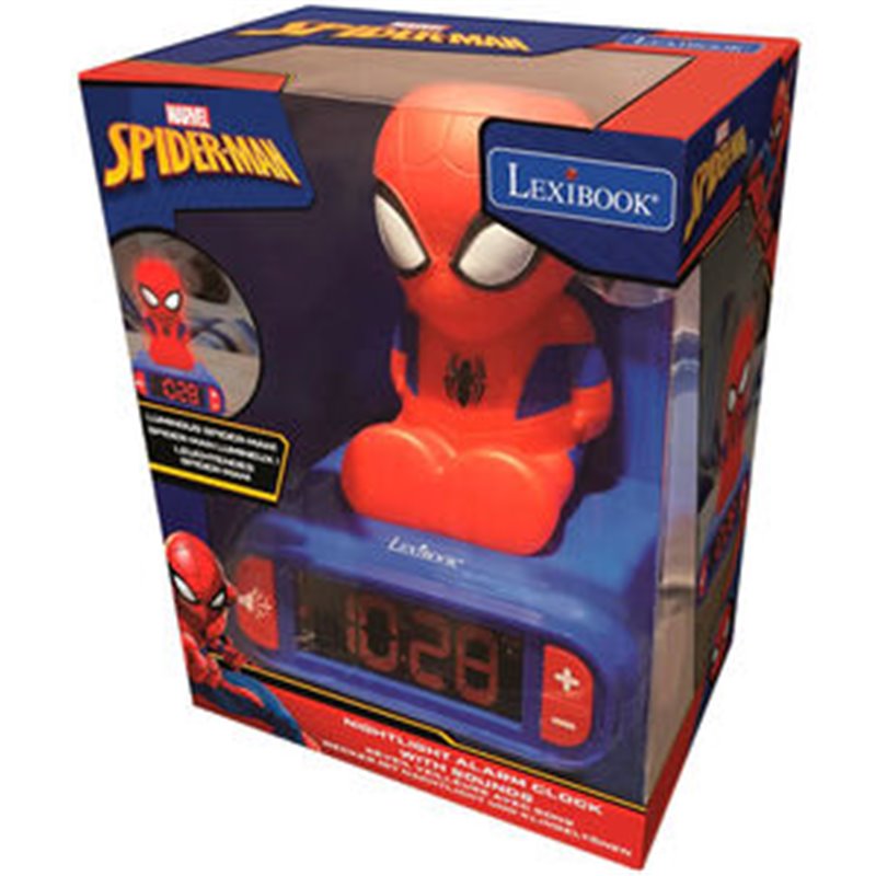 DESPERTADOR 3D DIGITAL SPIDERMAN MARVEL