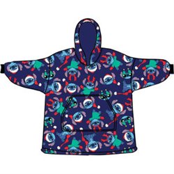 BATA SUDADERA OVERSIZE STITCH DISNEY CORAL ADULTO