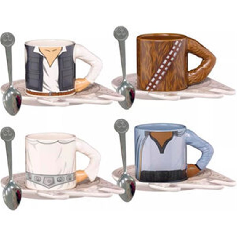 SET TAZAS ESPRESSO REBEL STAR WARS