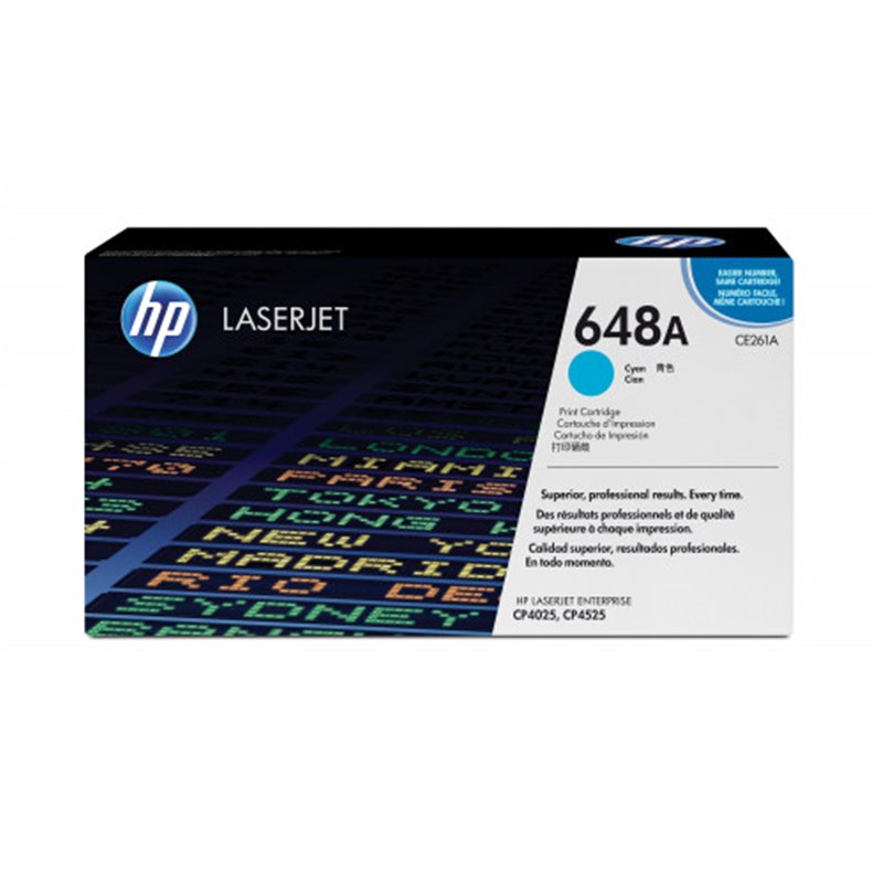 HP 648A TONER HP648A CIAN (CE261A)